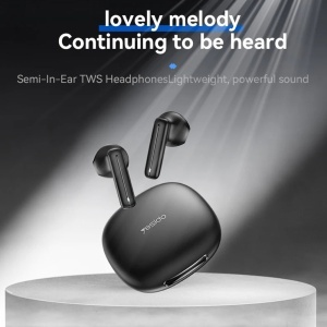 Casti wireless, Bluetooth 5.3, Control tactil, Difuzor 13mm, Bass, Yesido, Alb - Img 2