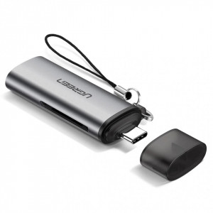 Cititor de Carduri tip C, SD, TF, 5Gbps, Ugreen CM184, Gri