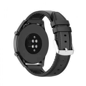 Curea smartwatch Samsung Galaxy Watch 4, Galaxy Watch Active 1 / 2 (40 mm / 44 mm), Huawei Watch GT / GT 2 / GT 3 (42 mm), Techsuit W007 - Negru - Img 2