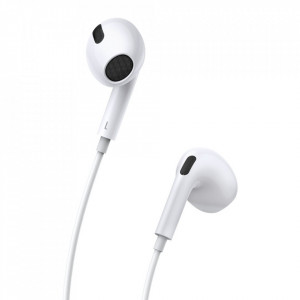 Encok C17 Wired Earphones (NGCR010002) - Type-C Connector with Microphone, 1.1m - White - Img 4