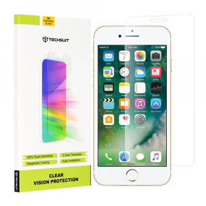 Folie Apple iPhone 7 / 8 / SE 2 / SE 3, Techsuit Clear Vision Glass - Transparent - Img 1