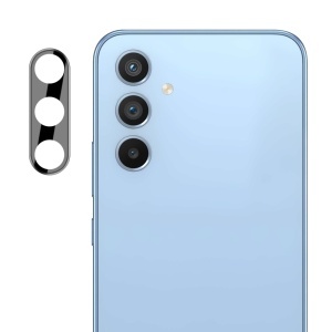 Folie camera pentru Samsung Galaxy A34 5G, SKYDDAR INNOVATION, Camera Glass Negru, set cu sticker