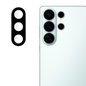 Folie camera pentru Samsung Galaxy S26 Ultra, Camera Glass Negru, set cu sticker