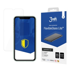 Folie pentru iPhone 11 din silicon, 3mk FlexibleGlass, Transparent