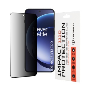 Folie pentru OnePlus 15R, Anti-spy Ultra HD, Protectie 9H, Montare Simplă, 111D, set cu sticker, Privacy