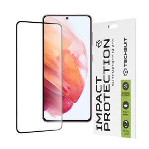 Folie pentru Samsung Galaxy S21 5G, SKYDDAR INNOVATION, Sticla Securizata, Ultra HD, Protectie 111D, Montare Simplă, Transparent, set cu sticker