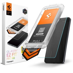 Folie pentru Samsung Galaxy S26 Plus, sticla securizata, Glas.tR EZ-FIT Pro HD Spigen, Transparent