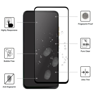 Folie sticla pentru Motorola E15 / G05 / G15 / G15 Power / G56, full glue, SKYDDAR 5D - Negru - Img 2