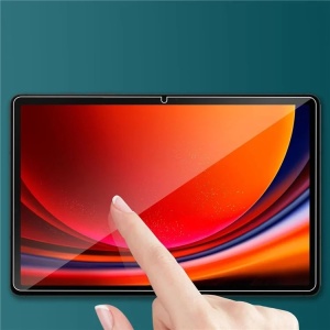 Folie sticla pentru Samsung Galaxy Tab S7/S8/S9/S9 FE, Claritate si Protectie Maxima, 0.33mm, Strat Oleofobic Anti-Amprenta, SKDR 3D Tab Glass - Negru - Img 6
