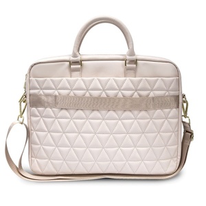 Geanta Laptop Dispozitive 15 inch, Mosaique Pattern, Detatchable Shoulder Strap, Adjustable, Guess - Alb - Img 3