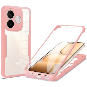 Husa 360° Honor 600 Lite, Husa Fata spate, Antisoc, set cu sticker, [Pachet 360°] ColorVerse, Roz