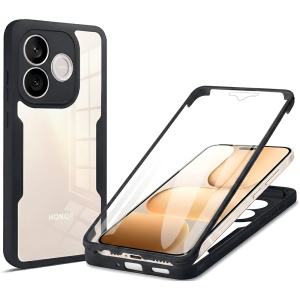 Husa 360° Honor 600 Lite, Husa Fata spate, Antisoc, set cu sticker, [Pachet 360°] ColorVerse, Negru