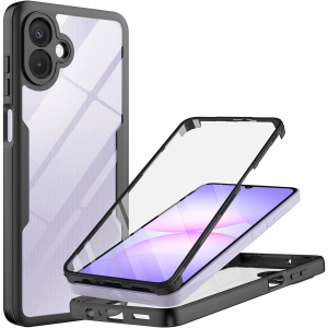 Husa 360° Samsung Galaxy A07 4G, SKYDDAR INNOVATION, [Pachet 360°] ColorVerse, set cu sticker, Negru