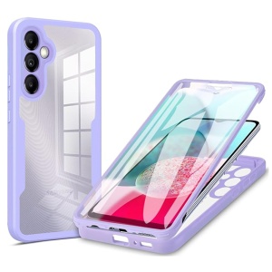 Husa 360° Samsung Galaxy A14 5G / Galaxy A14 4G, SKYDDAR INNOVATION, [Pachet 360°] ColorVerse, set cu sticker, Mov