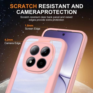 Husa 360° Samsung Galaxy A27 5G, SKYDDAR INNOVATION, [Pachet 360°] ColorVerse, set cu sticker, Roz - Img 3