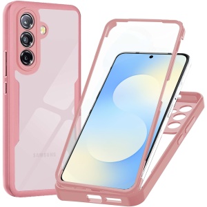 Husa 360° Samsung Galaxy A57 5G, SKYDDAR INNOVATION, [Pachet 360°] ColorVerse, set cu sticker, Roz