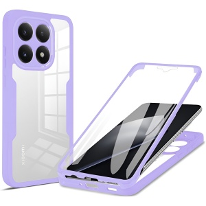 Husa 360° Xiaomi 15T, SKYDDAR INNOVATION, [Pachet 360°] ColorVerse, set cu sticker, Mov