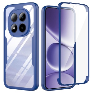 Husa 360° Xiaomi Redmi Note 15 Pro+ 5G / Poco M8 Pro 5G, SKYDDAR INNOVATION, [Pachet 360°] ColorVerse, set cu sticker, Albastru