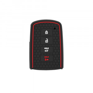 Husa cheie silicon Toyota Highlander, Sequoia - Negru - Img 1