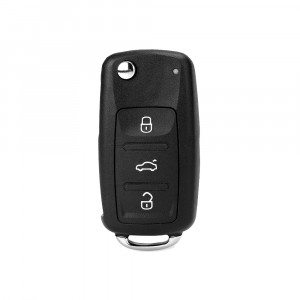 Husa cheie silicon VW Passat (B5, B6)/Skoda/Seat - Negru/Alb - Img 5