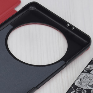 Husa Honor Magic5 Lite 5G tip carte, Techsuit eFold - Rosu - Img 3