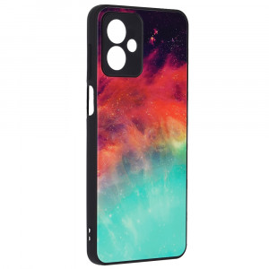 Husa Honor X6a cu sticla securizata, Techsuit Glaze - Fiery Ocean - Img 5