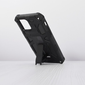Husa iPhone 12 / 12 Pro, Antisoc, Suport Birou, Blazor Series, Camo Black - Img 2