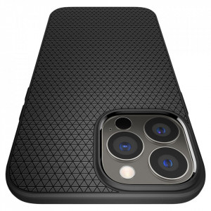 Husa iPhone 13 Pro Max, Spigen Liquid Air - Matte Black - Img 6