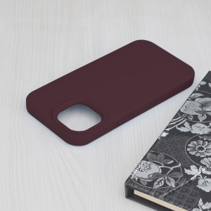 Husa iPhone 15 din silicon moale, Techsuit Soft Edge - Mov - Img 8