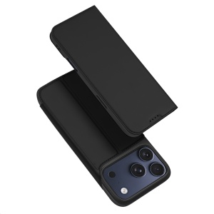 Husa iPhone 17 Pro Max / 18 Pro Max tip carte magnetica, Skin Pro Dux Ducis, Negru
