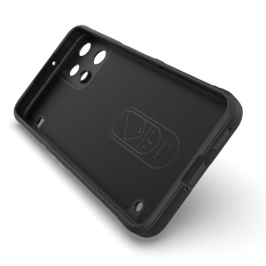Husa Nothing Phone (3a) Lite din Silicon Mat, set cu sticker, Magic Shield, Negru - Img 4