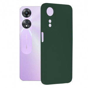 Husa Oppo A58 5G / A78 5G din silicon moale, Techsuit Soft Edge - Verde - Img 1