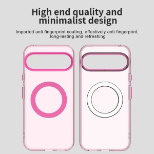 Husa pentru Google Pixel 10 / Pixel 10 Pro, MagSafe, Antisoc, set cu sticker, CandyCase, Roz - Img 4