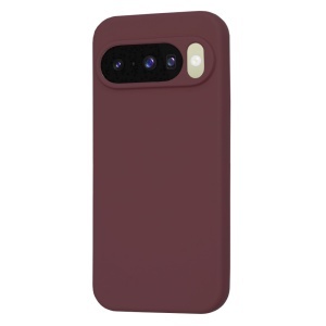 Husa pentru Google Pixel 10 / Pixel 10 Pro, SKYDDAR INNOVATION, din Silicon Catifelat, SoftElegance , Bordo, set cu sticker  - Img 3