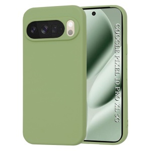 Husa pentru Google Pixel 10 Pro XL, SKYDDAR INNOVATION, din Silicon Catifelat, SoftElegance , Verde, set cu sticker  - Img 1