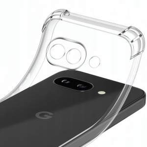 Husa pentru Google Pixel 10a, SKYDDAR INNOVATION, Shockproof Clear Silicone, Silicon Slim, set cu sticker, Transparenta - Img 2