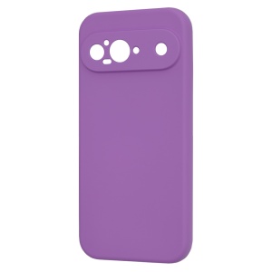 Husa pentru Google Pixel 9 din Silicon Catifelat, Protectie Premium, Skyddar SoftElegance - Mov - Img 4