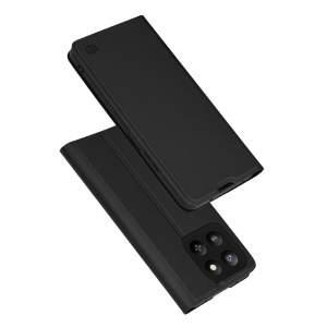 Husa pentru Honor 400 Smart, SKYDDAR INNOVATION, Magskin Book, tip Carte cu Portofel Interior, set cu sticker, Negru