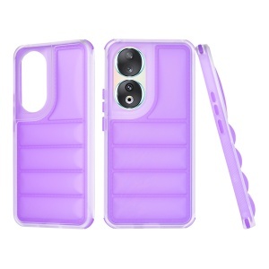 Husa pentru Honor 90, anti soc, margini ridicate, design modern, set cu sticker, wave shield, Mov