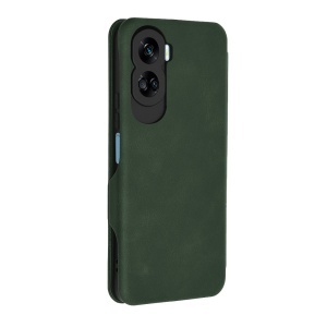 Husa pentru Honor 90 Lite, SKYDDAR INNOVATION, Safe Wallet tip carte din Piele Ecologica, Suport Carduri, Inchidere Magnetica, Verde, set cu sticker  - Img 7