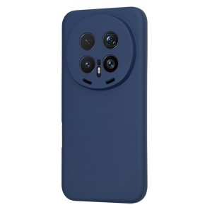 Husa pentru Honor Magic8 Pro, SKYDDAR INNOVATION, din Silicon Catifelat, SoftElegance, set cu sticker, Bleumarin - Img 3