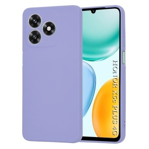 Husa pentru Honor X5c Plus, SKYDDAR INNOVATION, din Silicon Catifelat, SoftElegance, set cu sticker, Violet