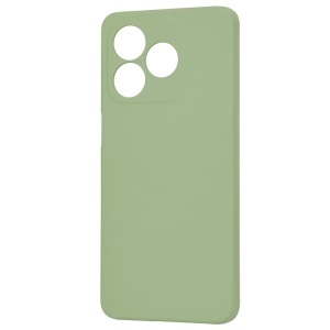 Husa pentru Honor X5c Plus, SKYDDAR INNOVATION, din Silicon Catifelat, SoftElegance, set cu sticker, Verde deschis - Img 3