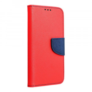 Husa pentru Huawei P30 Lite tip carte, Skyddar Fancy - Rosu/Albastru