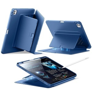 Husa pentru iPad Pro 11 (2024) / iPad Pro 11 (2025), suport pencil, Flip Hybrid ESR, Albastru