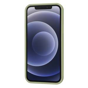 Husa pentru iPhone 12 din Silicon Catifelat, Protectie Premium, Skyddar SoftElegance - Verde - Img 2