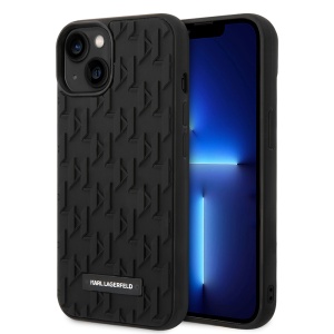 Husa pentru iPhone 14 Plus, 3D Design, Karl Lagerfeld, Negru