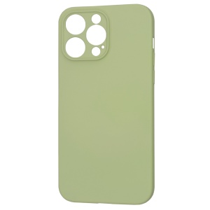 Husa pentru iPhone 14 Pro Max din Silicon Catifelat, Protectie Premium, Skyddar SoftElegance - Verde - Img 4