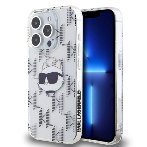 Husa pentru iPhone 15 Pro IML Luxury, Karl Lagerfeld - Transparenta