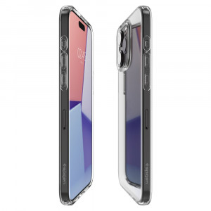 Husa pentru iPhone 15 Pro, Spigen Liquid Crystal - Clear - Img 4